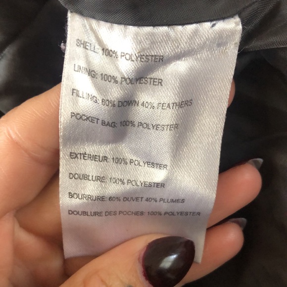 Black Laundry by Shelli Segal puffer jacket - Picture 8 of 12